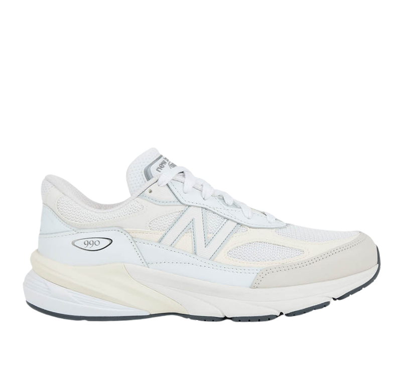 New Balance Unisex Made in USA 990v6 White Sea Salt U990GB6