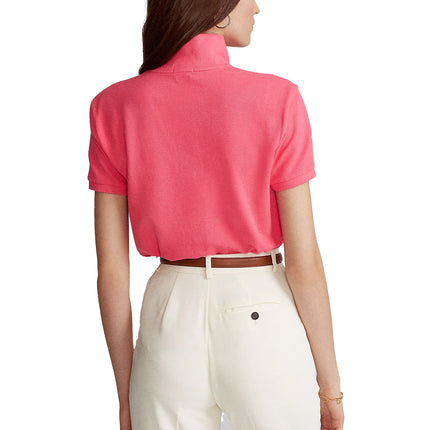 Polo Ralph Lauren Women's Classic Fit Mesh Polo Shirt Hot Pink