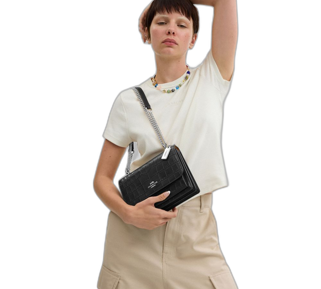 Coach Women's Klare Crossbody Bag Silver/Black