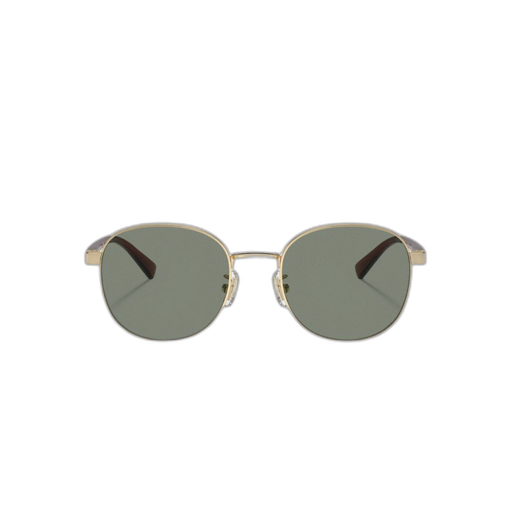 Coach Women's Metal Round Sunglasses Gold/Green
