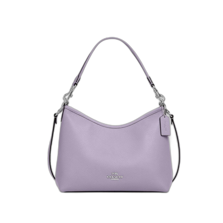 Coach Women's Laurel Shoulder Bag Silver/Lilac