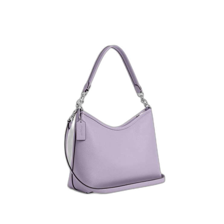 Coach Women's Laurel Shoulder Bag Silver/Lilac