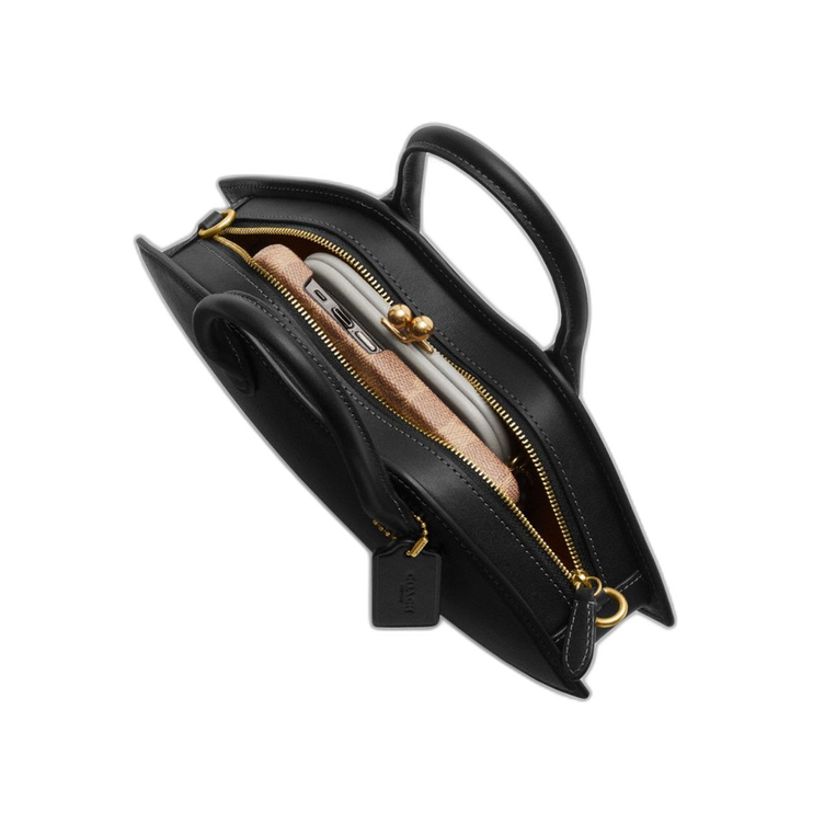 Coach Women's Lip Bag Brass/Black