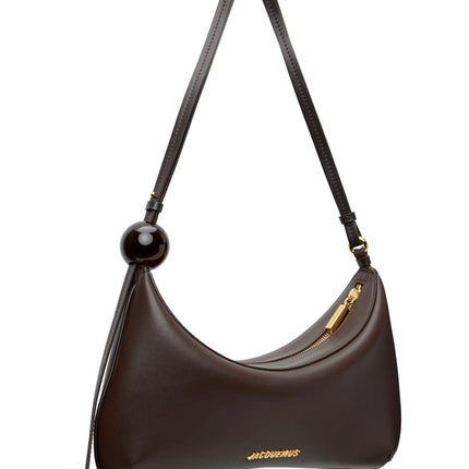 Jacquemus Women's La Croisière The large Bisou Perle Bag Brown