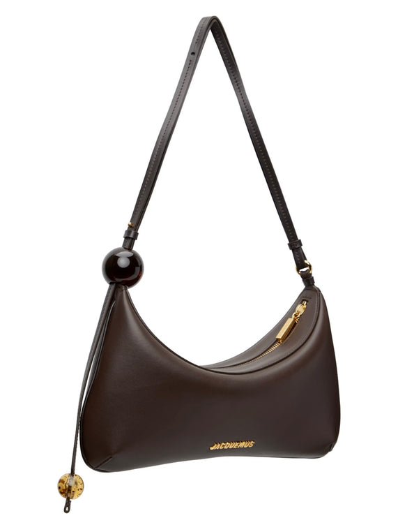 Jacquemus Women's La Croisière The large Bisou Perle Bag Brown