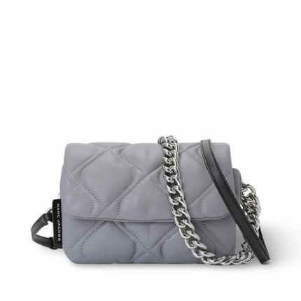 Marc Jacobs Women's Small Quilted Pillow Bag Rock Grey