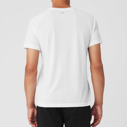 alo Men's Triumph Raglan Tee - White
