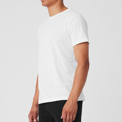 alo Men's Triumph Raglan Tee - White