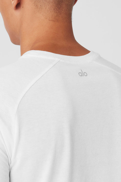 alo Men's Triumph Raglan Tee - White