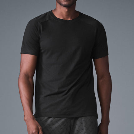 alo Men's Triumph Raglan Tee - Black