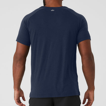 alo Men's Triumph Raglan Tee - Navy