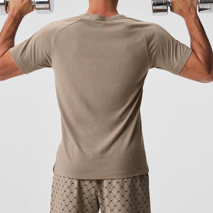 alo Men's Triumph Raglan Tee - Gravel