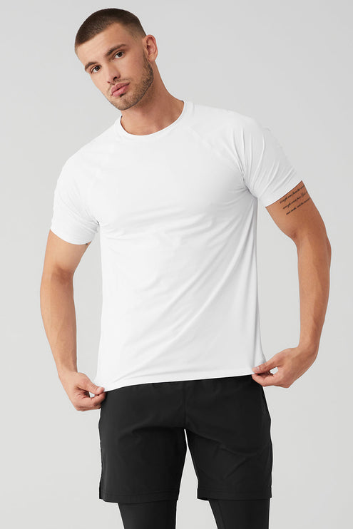 alo Men's Idol Performance Tee - White