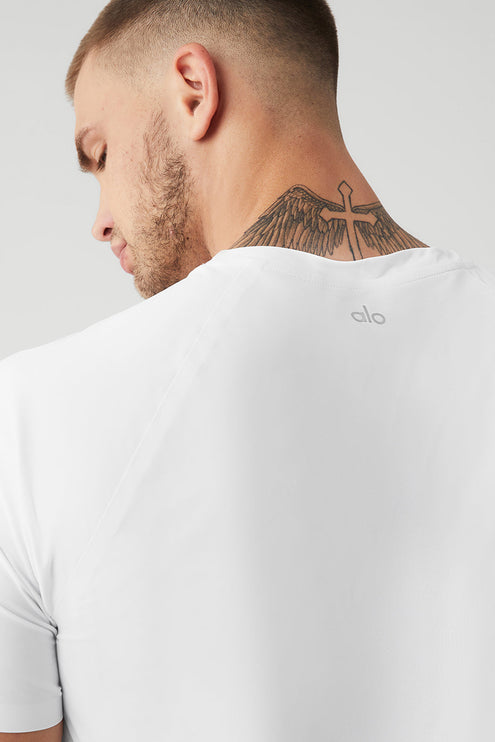 alo Men's Idol Performance Tee - White
