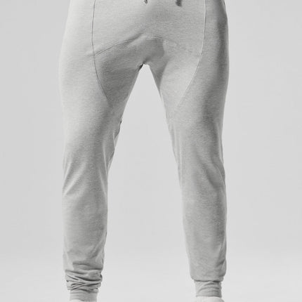 alo Men's Conquer Revitalize Pant - Athletic Heather Grey