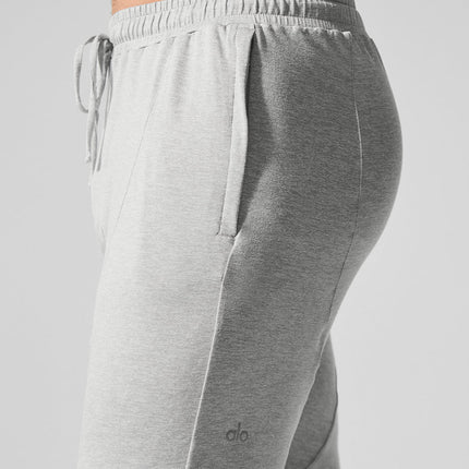 alo Men's Conquer Revitalize Pant - Athletic Heather Grey