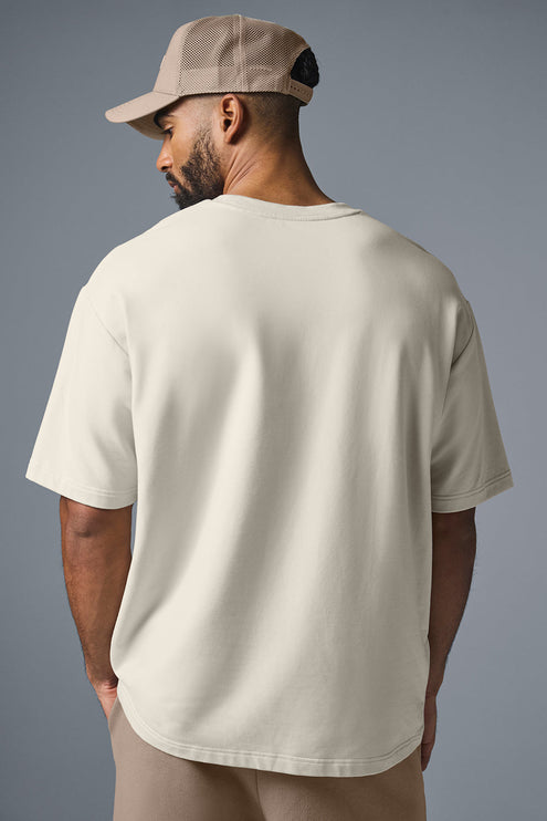 alo Men's Double Take Short Sleeve - Bone