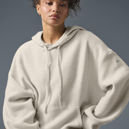 alo Women's Triumph Restore Hoodie - Bone