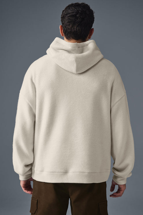 alo Men's Triumph Restore Hoodie - Bone