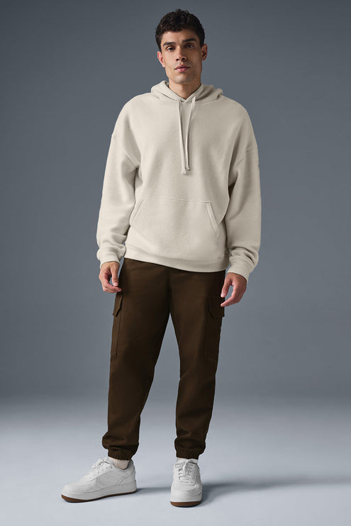 alo Men's Triumph Restore Hoodie - Bone