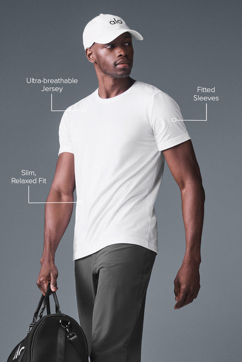 alo Men's Triumph Tee - White