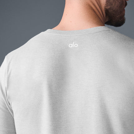 alo Men's Triumph Tee - Athletic Heather Grey