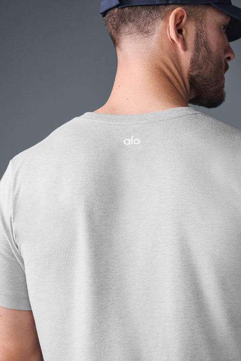alo Men's Triumph Tee - Athletic Heather Grey