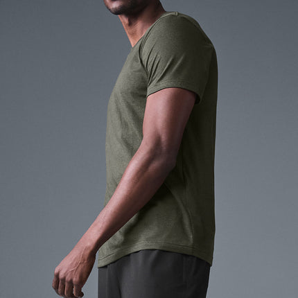 alo Men's Triumph Tee - Stealth Green