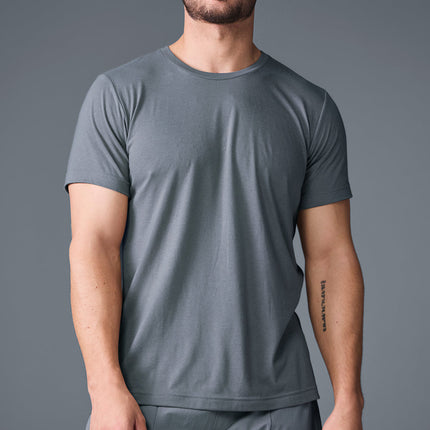 alo Men's Triumph Tee - Steel Grey