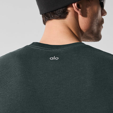 alo Men's Triumph Tee - Charcoal Green