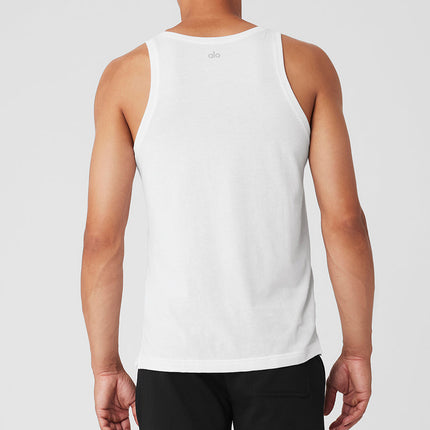 alo Men's Triumph Tank - White
