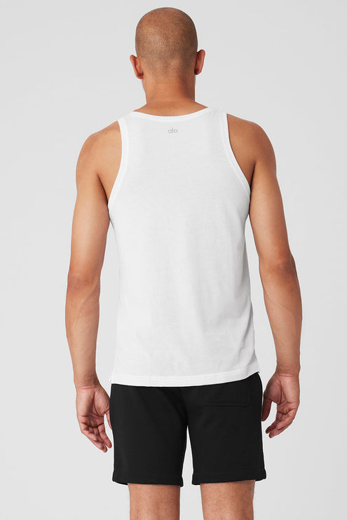 alo Men's Triumph Tank - White
