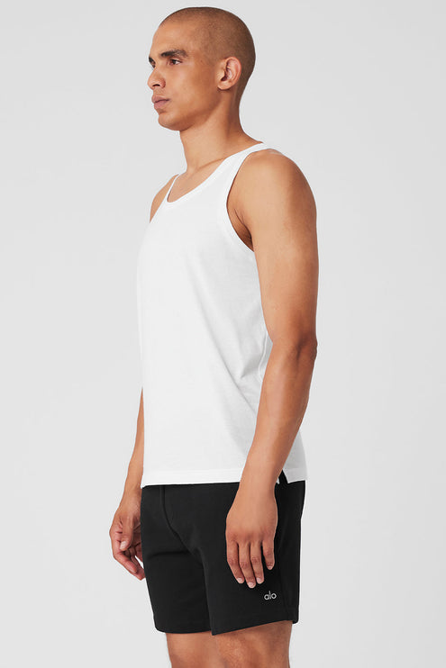 alo Men's Triumph Tank - White