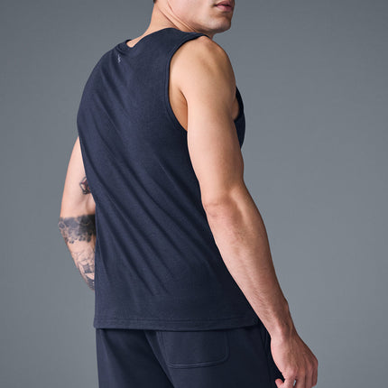 alo Men's The Triumph Muscle Tank - Navy