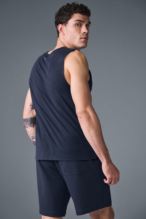 alo Men's The Triumph Muscle Tank - Navy