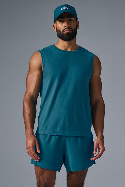alo Men's The Triumph Muscle Tank - Oceanic Teal