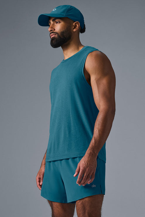 alo Men's The Triumph Muscle Tank - Oceanic Teal