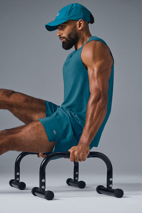 alo Men's The Triumph Muscle Tank - Oceanic Teal