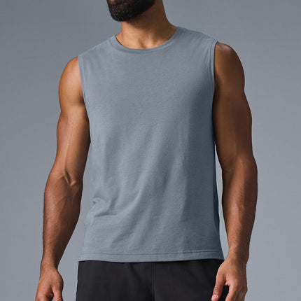 alo Men's The Triumph Muscle Tank - Steel Grey