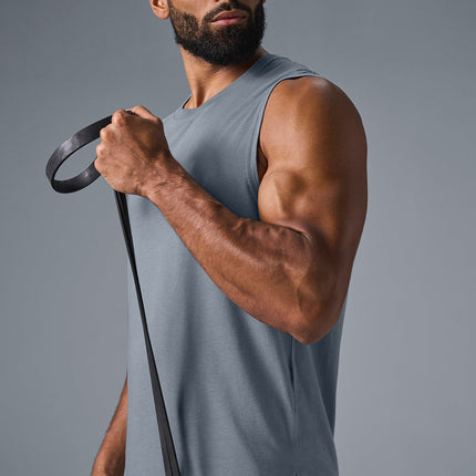 alo Men's The Triumph Muscle Tank - Steel Grey