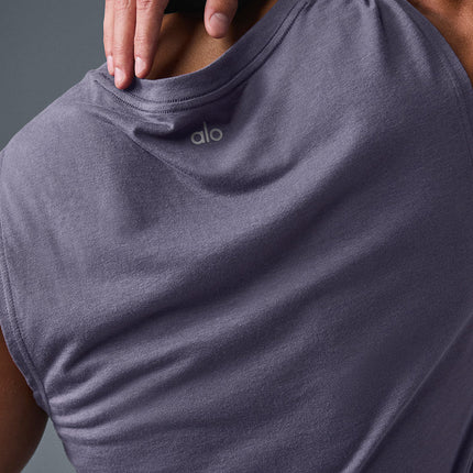 alo Men's The Triumph Muscle Tank - Italian Plum