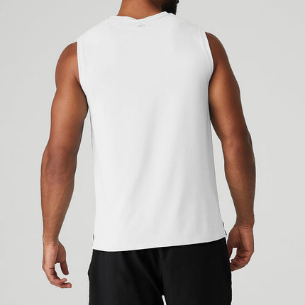alo Men's Idol Performance Tank - White