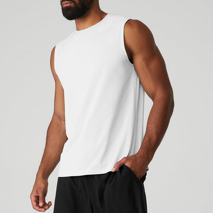 alo Men's Idol Performance Tank - White