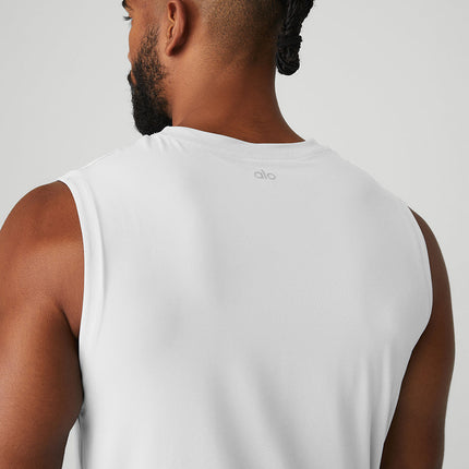 alo Men's Idol Performance Tank - White