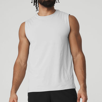 alo Men's Idol Performance Tank - Titanium