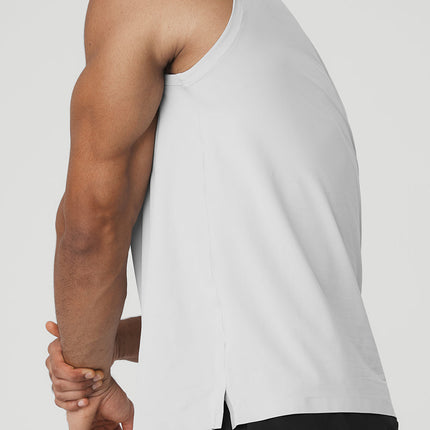 alo Men's Idol Performance Tank - Titanium