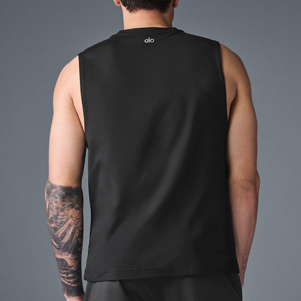 alo Men's Conquer Muscle Tank - Black