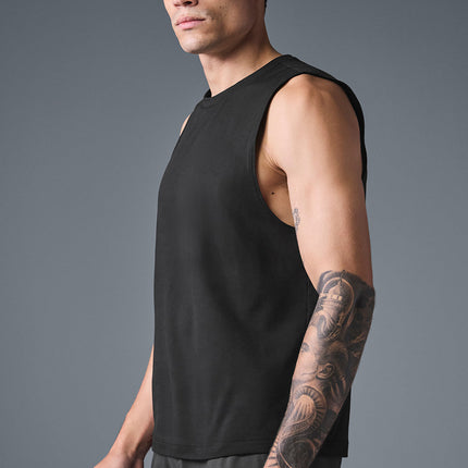 alo Men's Conquer Muscle Tank - Black