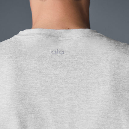 alo Men's Conquer Muscle Tank - Athletic Heather Grey