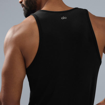 alo Men's Everyday Modal Rib Tank - Black